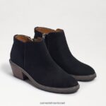נשים הַנעָלָה Sam Edelman מגפוני קרסול זמש שחור 4XL22X376