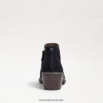 נשים הַנעָלָה Sam Edelman מגפוני קרסול זמש שחור 4XL22X376 - Image 5