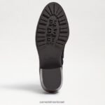 נשים הַנעָלָה Sam Edelman מגפוני קרסול זמש שחור 4XL22X376 - Image 6