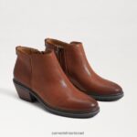 נשים הַנעָלָה Sam Edelman מגפוני קרסול חום כהה 4XL22X375