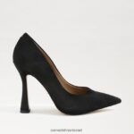 נשים הַנעָלָה Sam Edelman משאבת אנטוניה מחודדת זמש שחור 4XL22X841 - Image 2