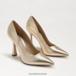 נשים הַנעָלָה Sam Edelman משאבת אנטוניה מחודדת עלה זהב 4XL22X836