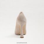 נשים הַנעָלָה Sam Edelman משאבת אנטוניה מחודדת קפוצ'ינו זמש 4XL22X957 - Image 5