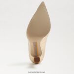 נשים הַנעָלָה Sam Edelman משאבת אנטוניה מחודדת עלה זהב 4XL22X836 - Image 6