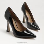נשים הַנעָלָה Sam Edelman משאבת אנטוניה מחודדת פטנט שחור 4XL22X838 - Image 7