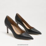 נשים הַנעָלָה Sam Edelman משאבת עקב חתלתול וינה עור שחור 4XL22X209