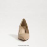 נשים הַנעָלָה Sam Edelman משאבת עקב חתלתול וינה עור בז' רך 4XL22X208 - Image 3