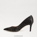 נשים הַנעָלָה Sam Edelman משאבת עקב חתלתול וינה עור מולטי חום 4XL22X207 - Image 4