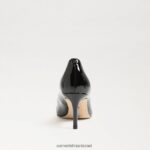 נשים הַנעָלָה Sam Edelman משאבת עקב חתלתול וינה פטנט שחור 4XL22X213 - Image 5
