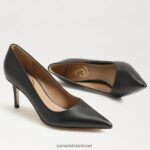נשים הַנעָלָה Sam Edelman משאבת עקב חתלתול וינה עור שחור 4XL22X209 - Image 7