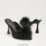 נשים הַנעָלָה Sam Edelman משאבת פרד נוצת אנתוני סאטן שחור 4XL22X725 - Image 7