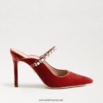 נשים הַנעָלָה Sam Edelman משאבת פרד hyland קטיפה כתומה קניון 4XL22X527 - Image 2