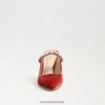 נשים הַנעָלָה Sam Edelman משאבת פרד hyland קטיפה כתומה קניון 4XL22X527 - Image 3