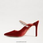נשים הַנעָלָה Sam Edelman משאבת פרד hyland קטיפה כתומה קניון 4XL22X527 - Image 4