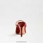 נשים הַנעָלָה Sam Edelman משאבת פרד hyland קטיפה כתומה קניון 4XL22X527 - Image 5