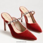 נשים הַנעָלָה Sam Edelman משאבת פרד hyland קטיפה כתומה קניון 4XL22X527 - Image 7