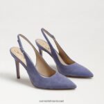 נשים הַנעָלָה Sam Edelman משאבת slingback לוז סגול מאובק 4XL22X666