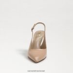 נשים הַנעָלָה Sam Edelman משאבת slingback לוז פטנט סומק בז' 4XL22X665 - Image 3