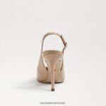 נשים הַנעָלָה Sam Edelman משאבת slingback לוז פטנט סומק בז' 4XL22X665 - Image 5