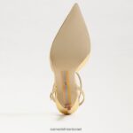 נשים הַנעָלָה Sam Edelman משאבת slingback של אבריל מכרה זהב 4XL22X733 - Image 6