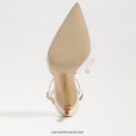 נשים הַנעָלָה Sam Edelman משאבת slingback של אבריל פאייטים שנהב מודרניים 4XL22X734 - Image 6