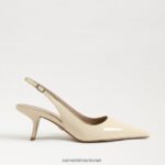 נשים הַנעָלָה Sam Edelman משאבת slingback של ביאנקה פטנט שנהב מודרני 4XL22X94 - Image 2
