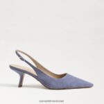 נשים הַנעָלָה Sam Edelman משאבת slingback של ביאנקה זמש סגול מאובק 4XL22X96 - Image 2