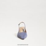 נשים הַנעָלָה Sam Edelman משאבת slingback של ביאנקה זמש סגול מאובק 4XL22X96 - Image 3