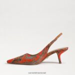 נשים הַנעָלָה Sam Edelman משאבת slingback של ביאנקה פרג כתום 4XL22X92 - Image 4