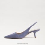 נשים הַנעָלָה Sam Edelman משאבת slingback של ביאנקה זמש סגול מאובק 4XL22X96 - Image 4