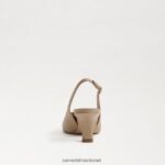 נשים הַנעָלָה Sam Edelman משאבת slingback של ביאנקה בז' 4XL22X91 - Image 5