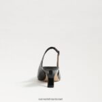נשים הַנעָלָה Sam Edelman משאבת slingback של ביאנקה פטנט שחור 4XL22X93 - Image 5