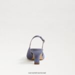 נשים הַנעָלָה Sam Edelman משאבת slingback של ביאנקה זמש סגול מאובק 4XL22X96 - Image 5