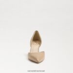 נשים הַנעָלָה Sam Edelman משאבת viv מחודדת בז' רך 4XL22X359 - Image 3