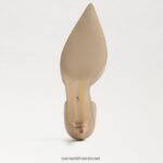 נשים הַנעָלָה Sam Edelman משאבת viv מחודדת בז' רך 4XL22X359 - Image 6