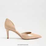 נשים הַנעָלָה Sam Edelman משאבת viv מחודדת סומק בז' 4XL22X362 - Image 2