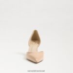 נשים הַנעָלָה Sam Edelman משאבת viv מחודדת סומק בז' 4XL22X362 - Image 3