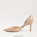 נשים הַנעָלָה Sam Edelman משאבת viv מחודדת סומק בז' 4XL22X362 - Image 4