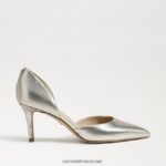 נשים הַנעָלָה Sam Edelman משאבת viv מחודדת פְּלָטִינָה 4XL22X368 - Image 2