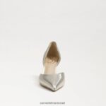 נשים הַנעָלָה Sam Edelman משאבת viv מחודדת פְּלָטִינָה 4XL22X368 - Image 3