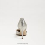 נשים הַנעָלָה Sam Edelman משאבת viv מחודדת פְּלָטִינָה 4XL22X368 - Image 5