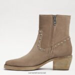 נשים הַנעָלָה Sam Edelman נעלי ברני פרינג' זמש מעץ ארז 4XL22X732 - Image 4
