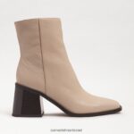 נשים הַנעָלָה Sam Edelman נעלי וויני עור שנהב מודרני 4XL22X457 - Image 2