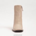 נשים הַנעָלָה Sam Edelman נעלי וויני עור שנהב מודרני 4XL22X457 - Image 3