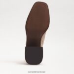נשים הַנעָלָה Sam Edelman נעלי וויני עור שנהב מודרני 4XL22X457 - Image 6