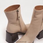 נשים הַנעָלָה Sam Edelman נעלי וויני עור שנהב מודרני 4XL22X457 - Image 7