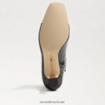 נשים הַנעָלָה Sam Edelman נעלי ליוויה שנהב שחור/מודרני 4XL22X848 - Image 6