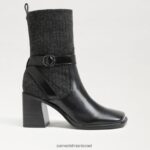 נשים הַנעָלָה Sam Edelman נעלי מרסי שחור/אפור כהה 4XL22X766 - Image 2