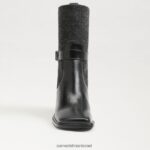 נשים הַנעָלָה Sam Edelman נעלי מרסי שחור/אפור כהה 4XL22X766 - Image 3
