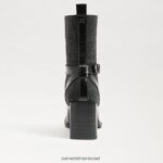 נשים הַנעָלָה Sam Edelman נעלי מרסי שחור/אפור כהה 4XL22X766 - Image 5